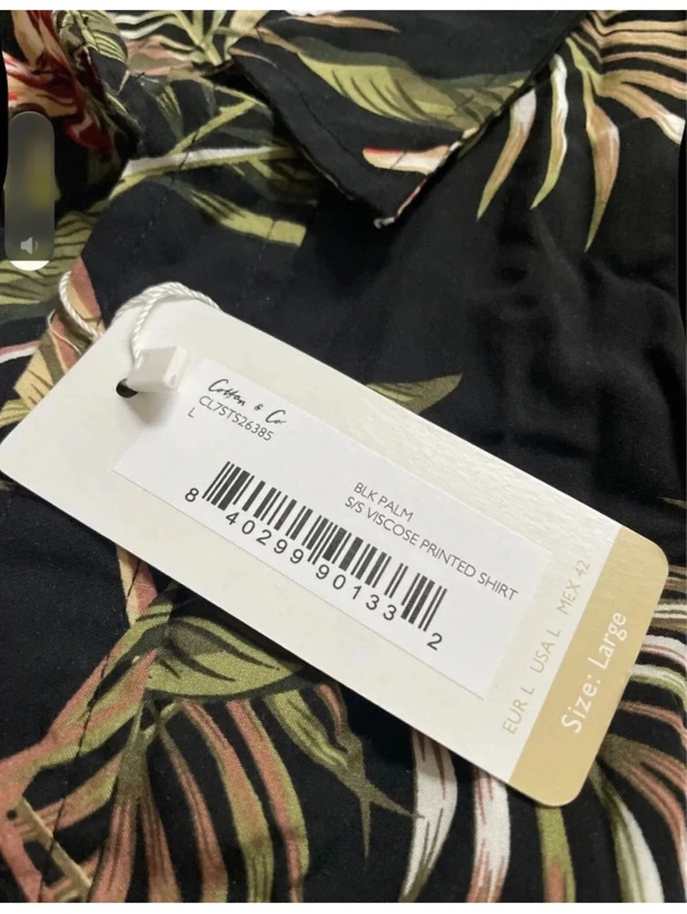3 Men’s Hawaiian Button Up Shirts Size L Volcom, Reverse Threads